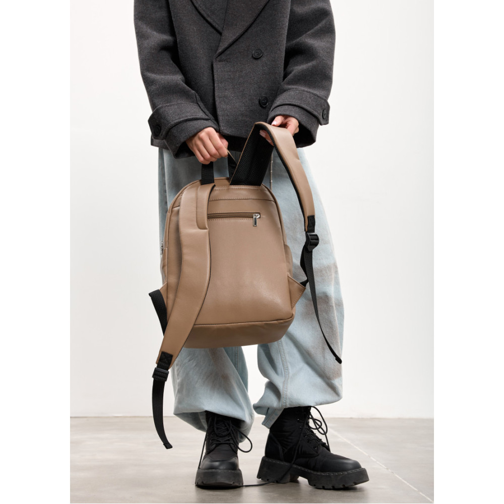 Жіночий рюкзак Sambag Talary кавовий 35 х 25 х 12 см (35312021)