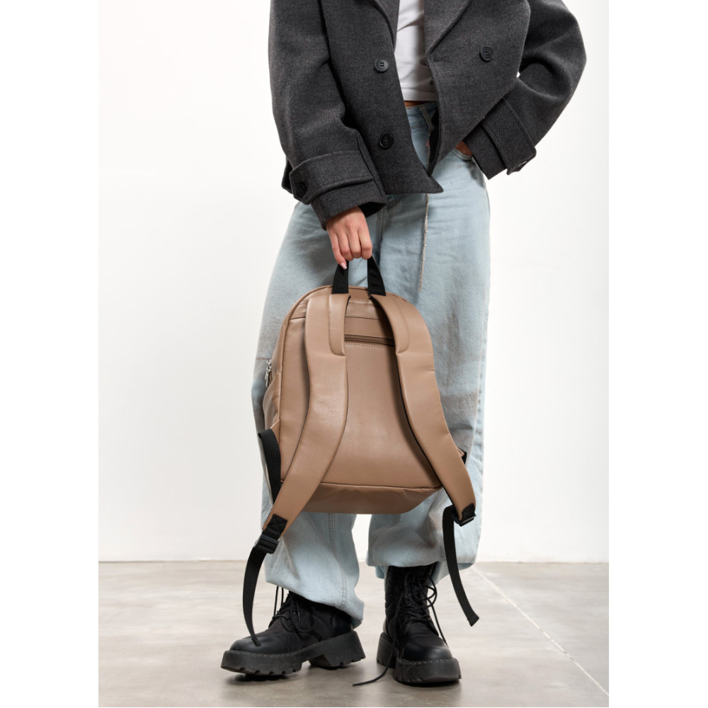 Жіночий рюкзак Sambag Talary кавовий 35 х 25 х 12 см (35312021)