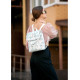 Жіночий рюкзак Sambag LOFT білий PALM 22001712