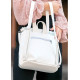 Жіночий рюкзак Sambag LOFT білий PALM 22001712