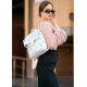 Жіночий рюкзак Sambag LOFT білий PALM 22001712