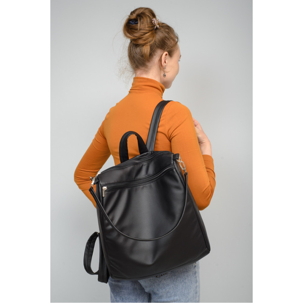 Жіночий рюкзак Sambag Trinity MZB чорний 34 х 31 х 15 см (28302001)