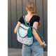 Жіночий рюкзак Sambag TRINITY мурена PALM 34 х 31 х 15 см (28303736)