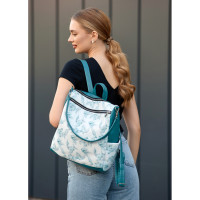 Жіночий рюкзак Sambag TRINITY мурена PALM 34 х 31 х 15 см (28303736)