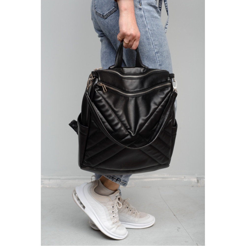 Жіночий рюкзак Sambag Trinity MSS black 34 х 31 х 15 см (28313002)