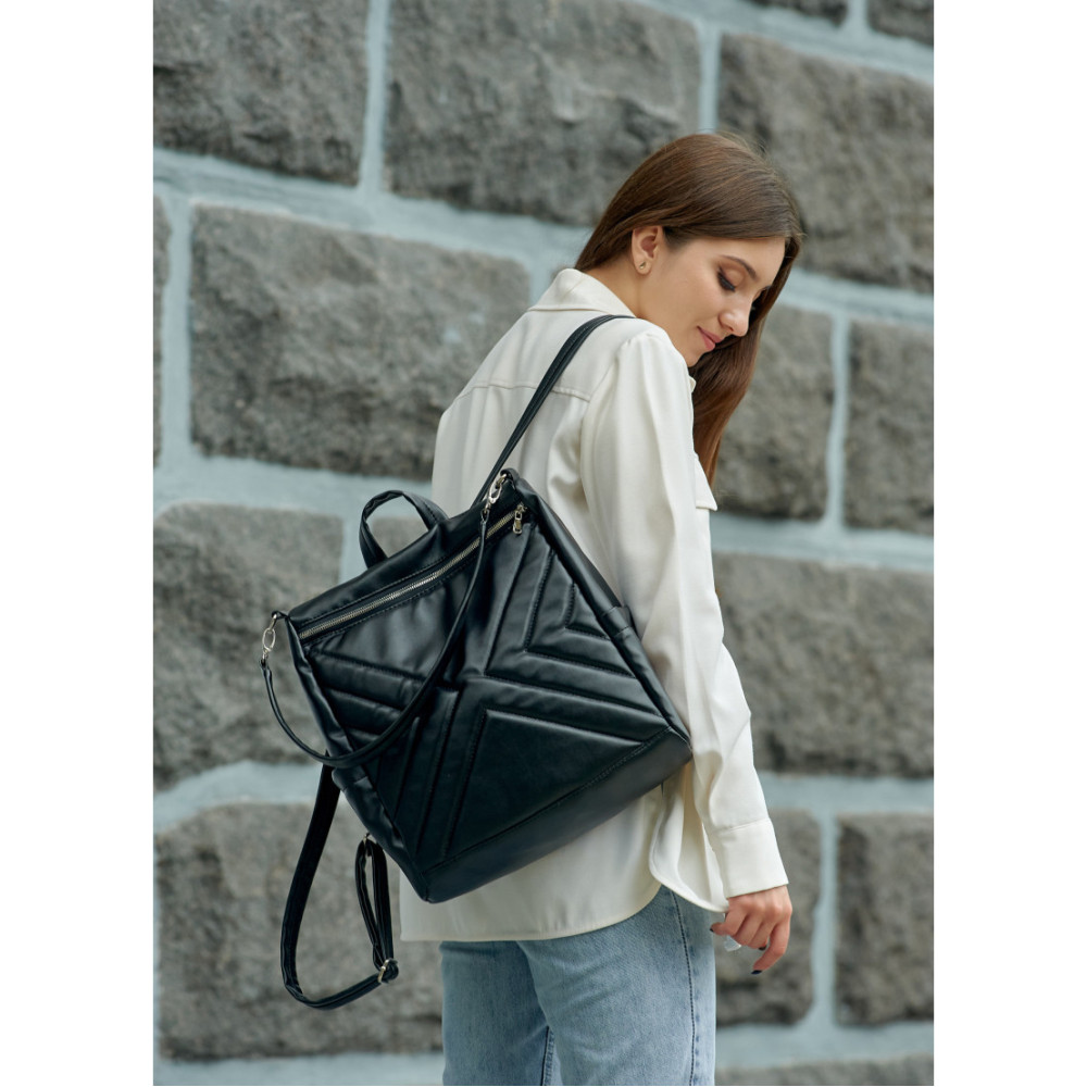 Жіночий рюкзак Sambag Trinity MSS black 34 х 31 х 15 см (28313002)