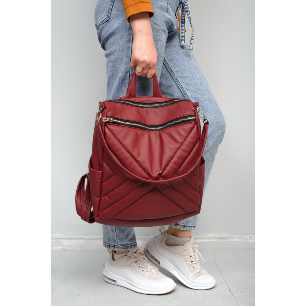Жіночий рюкзак Sambag Trinity MSS бордо 28313005