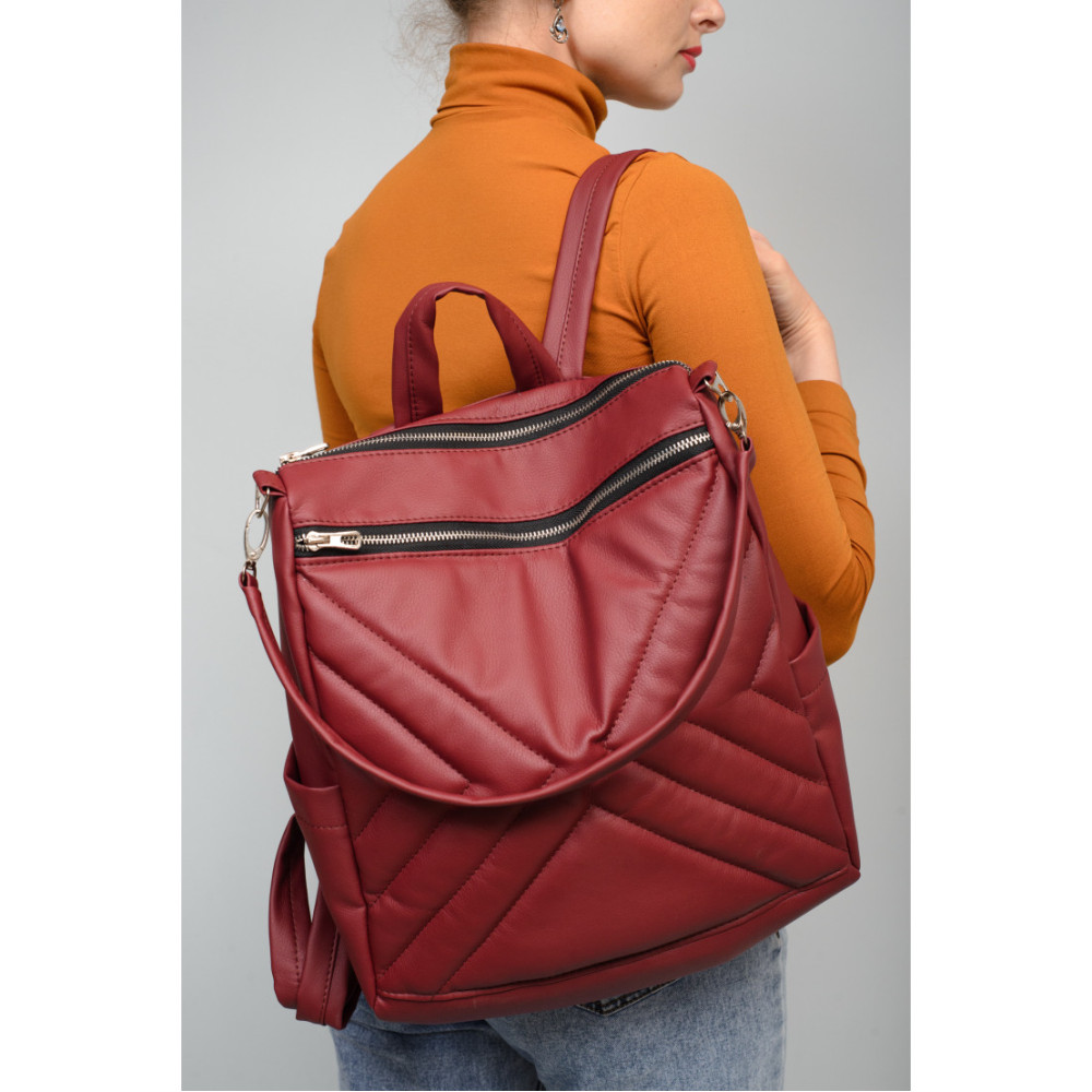 Жіночий рюкзак Sambag Trinity MSS бордо 28313005