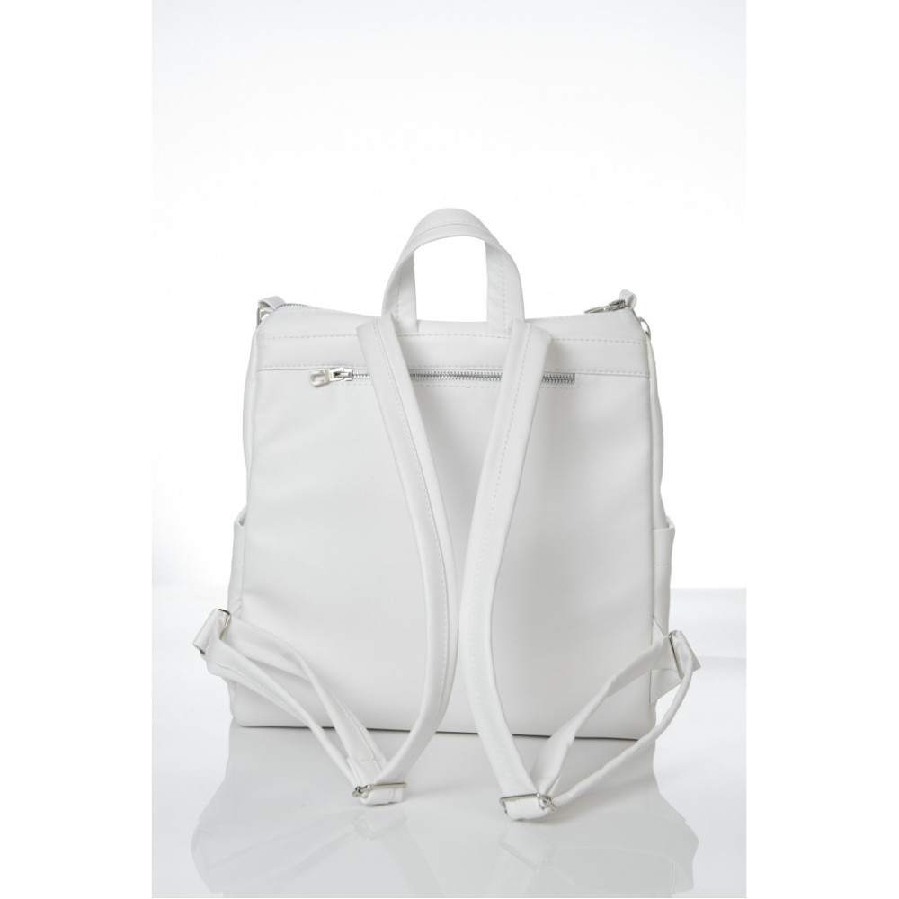 Жіночий рюкзак Sambag Trinity MSO білий 34 х 31 х 15 см (28319008)