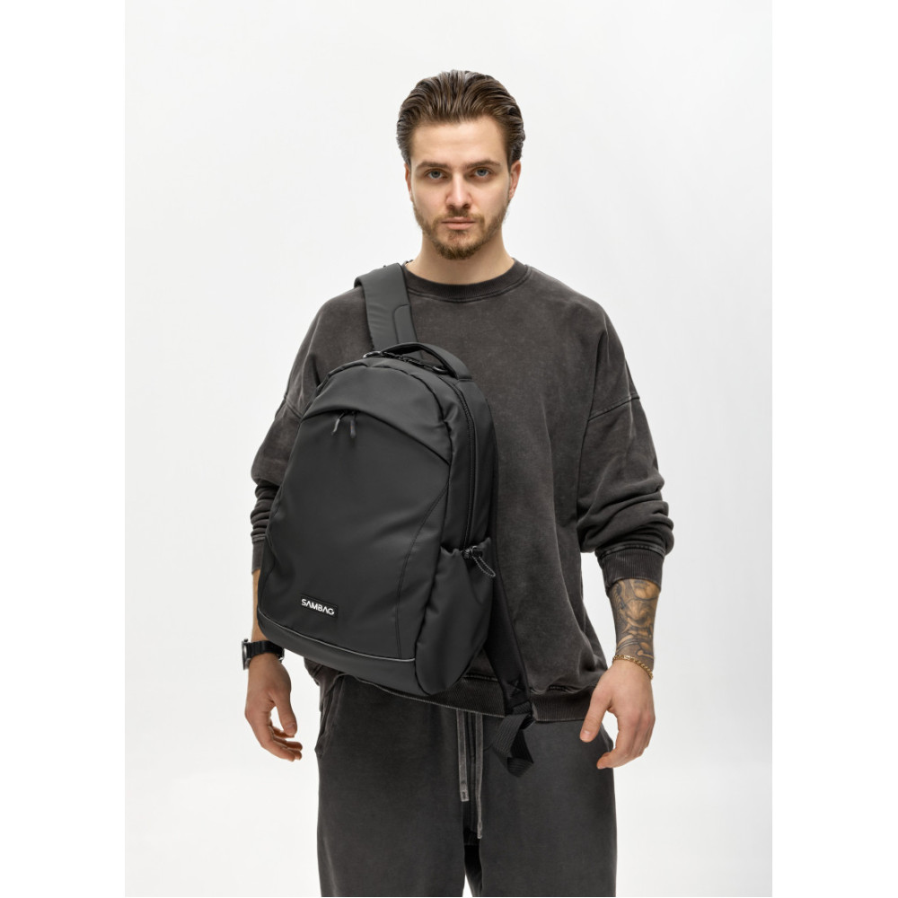 Мужской рюкзак Sambag Zard Neo черный 43 х 27 х 13 см (11811148m)