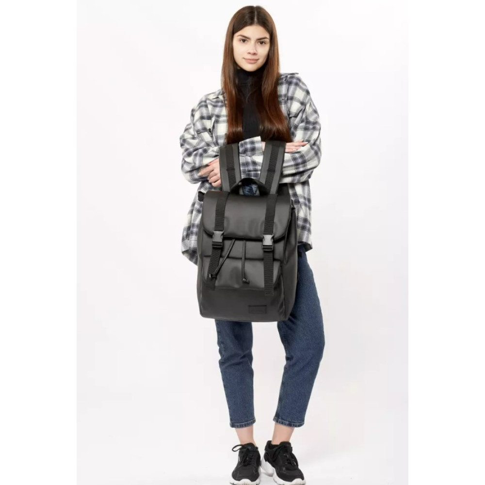 Жіночий рюкзак Sambag Loft Zard чорний 46 х 28 х 13 см (22651001)