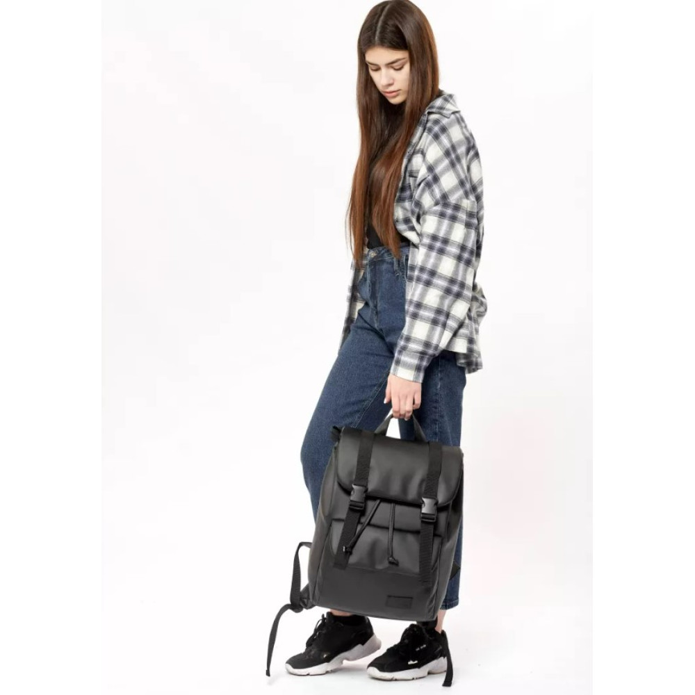 Жіночий рюкзак Sambag Loft Zard чорний 46 х 28 х 13 см (22651001)
