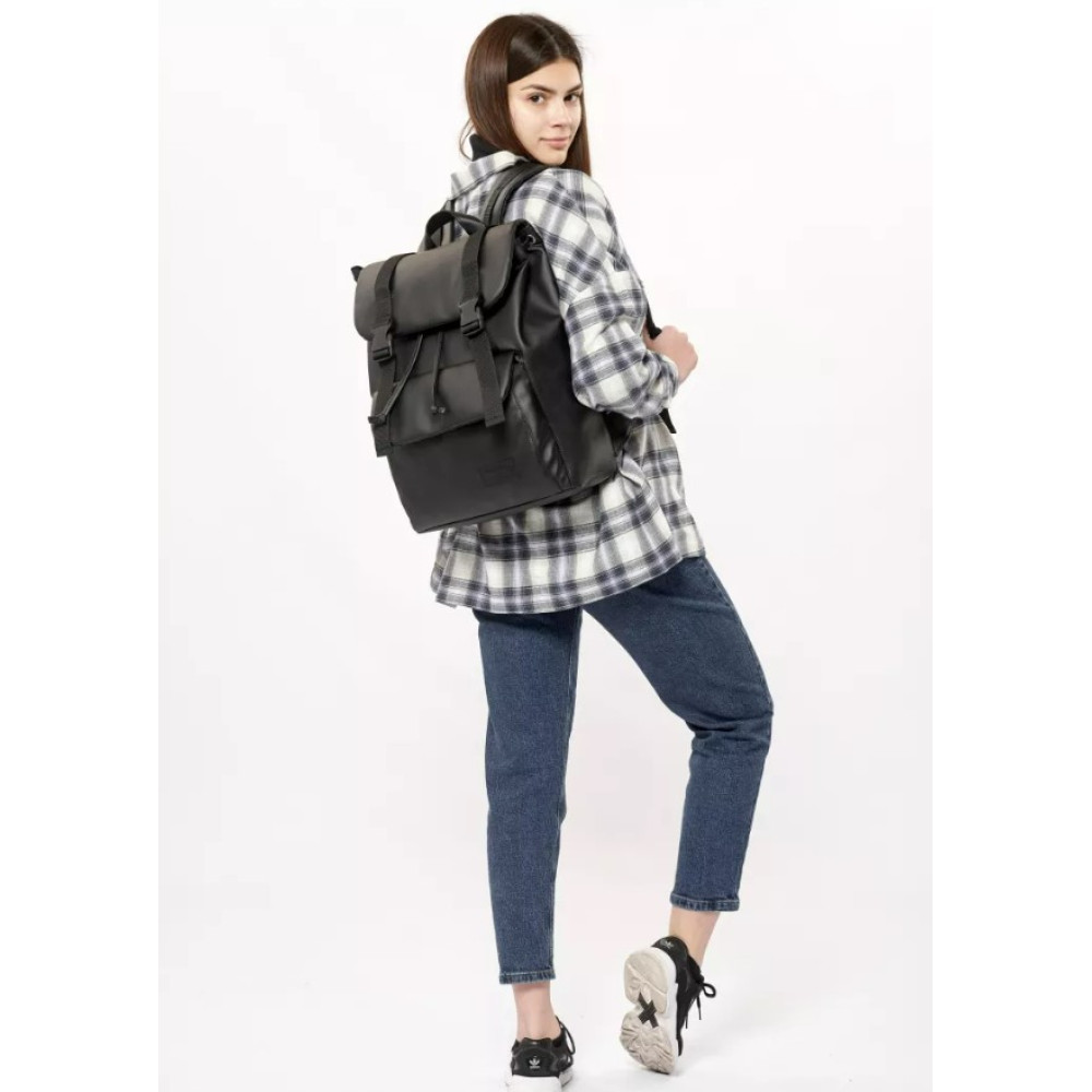 Жіночий рюкзак Sambag Loft Zard чорний 46 х 28 х 13 см (22651001)