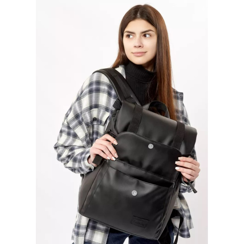 Жіночий рюкзак Sambag Loft Zard чорний 46 х 28 х 13 см (22651001)