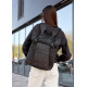 Жіночий рюкзак рол Sambag RollTop Milton чорний тканинний 41 х 30 х 16 см (24211065)