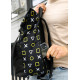 Мужской рюкзак Sambag Roll Top черный оксфорд принт 41 х 30 х 16 см (24238731m)