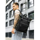 Мужской рюкзак Sambag Roll Top черный оксфорд принт 41 х 30 х 16 см (24238731m)