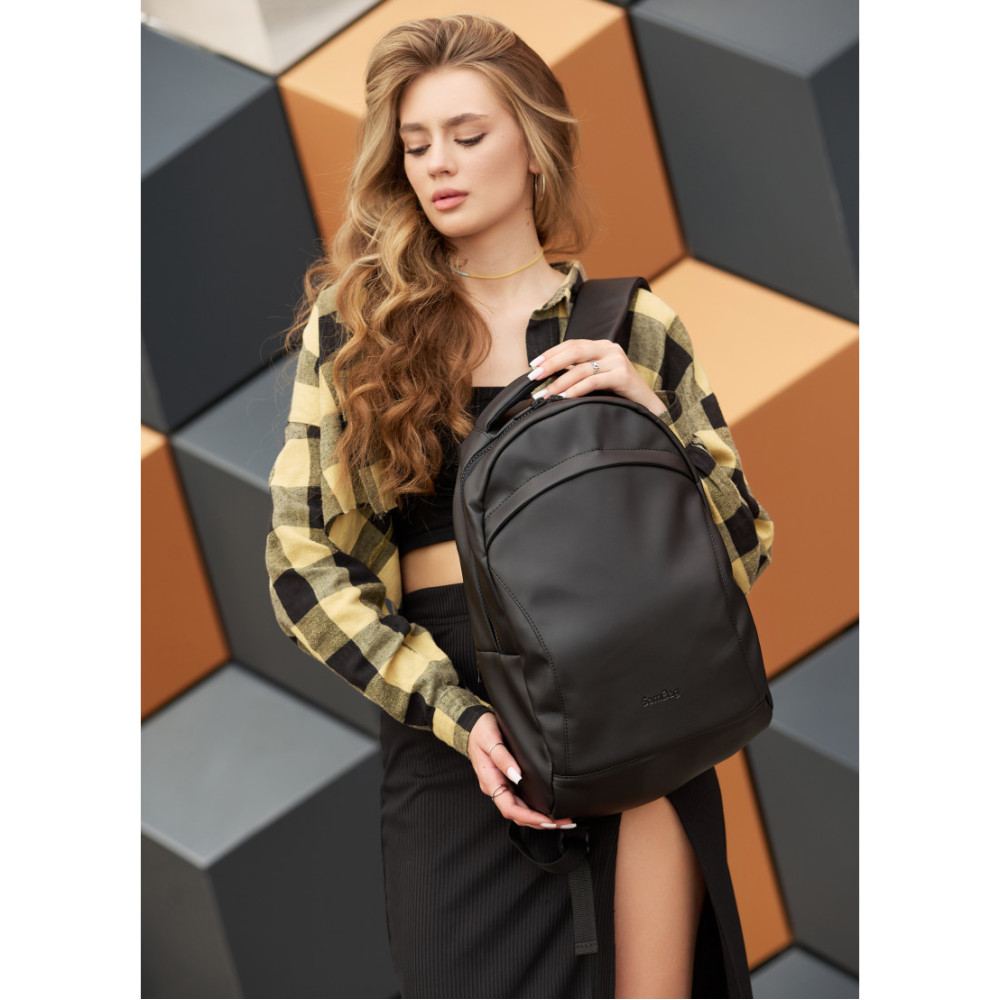 Жіночий рюкзак Sambag Zard LZN чорний 46 х 28 х 13 см (25000001)
