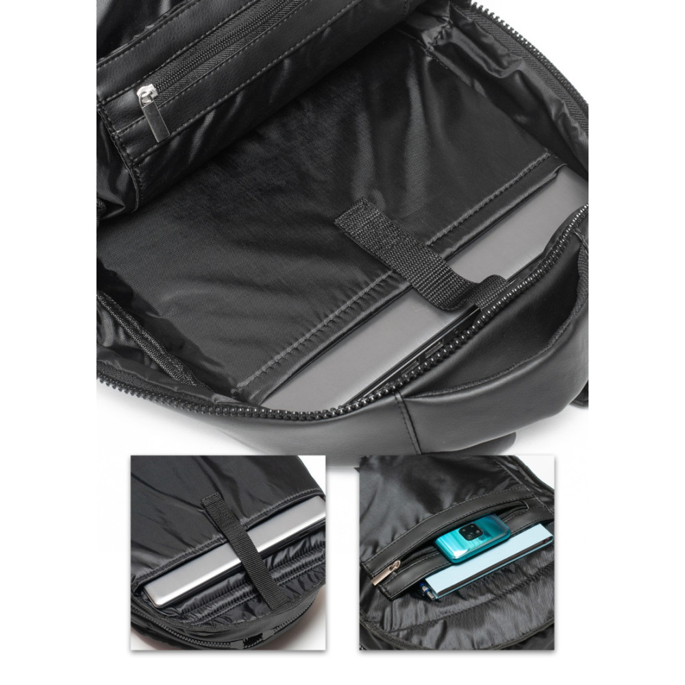 Жіночий рюкзак Sambag Zard LZN чорний 46 х 28 х 13 см (25000001)
