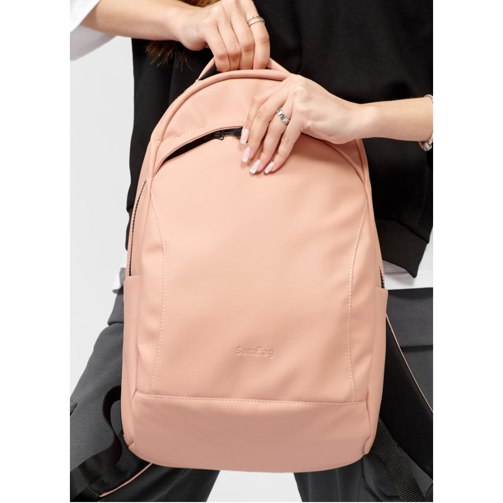 Жіночий рюкзак Sambag Zard LZN пудра 46 х 28 х 13 см (25000006)