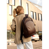 Рюкзак унисекс Sambag Zard LZN шоколадный 46 х 28 х 13 см (25000020)