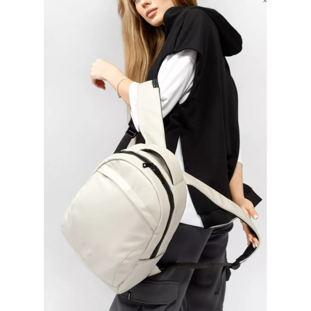 Жіночий рюкзак Sambag Zard LZN сірий 43 х 27 х 13 см (25000030)