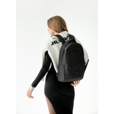 Жіночий рюкзак Sambag Zard LZN чорний тканевий 43 х 27 х 13 см (25000065)