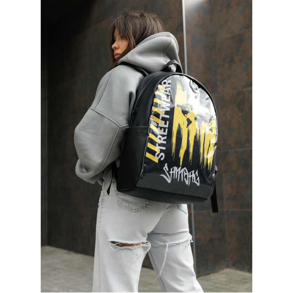 Жіночий рюкзак Sambag ZARD LTT чорний STREET 25008125