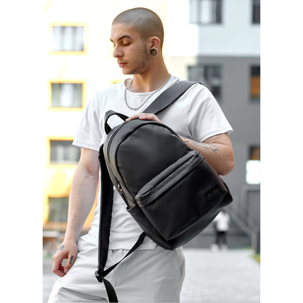 Чоловічий рюкзак Sambag Zard LST чорний 46 x 28 x 13 см (25018001m)
