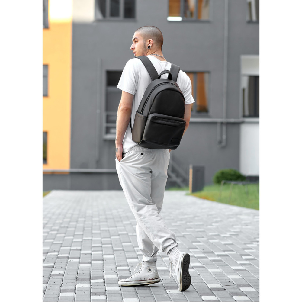 Чоловічий рюкзак Sambag Zard LST чорний 46 x 28 x 13 см (25018001m)