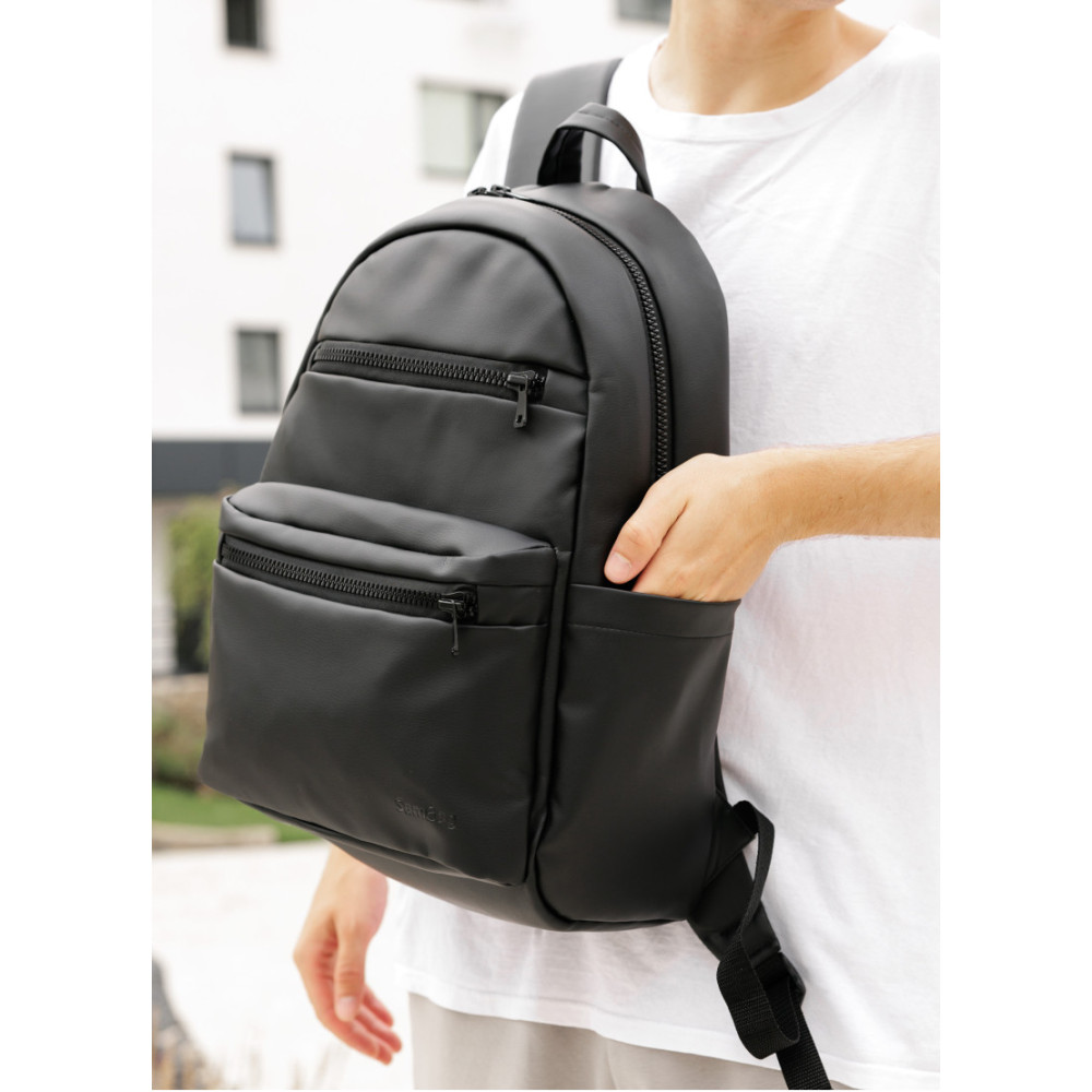 Чоловічий рюкзак Sambag Zard LKTm чорний 46 х 28 х 13 см (25058001m)