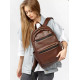 Жіночий рюкзак Sambag Zard LKTn шоколад 46 x 28 x 13 см (25058020)