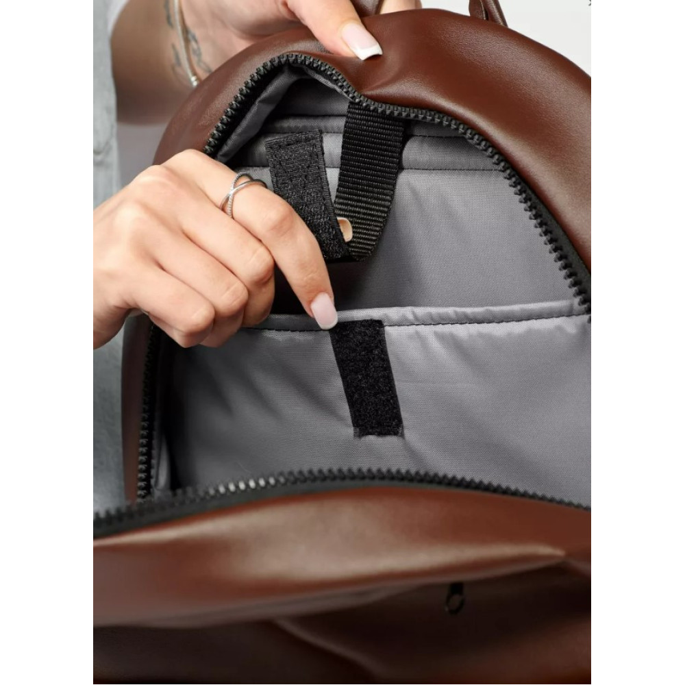 Жіночий рюкзак Sambag Zard LKTn шоколад 46 x 28 x 13 см (25058020)