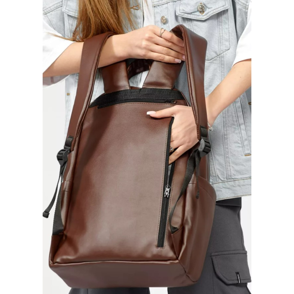 Жіночий рюкзак Sambag Zard LKTn шоколад 46 x 28 x 13 см (25058020)