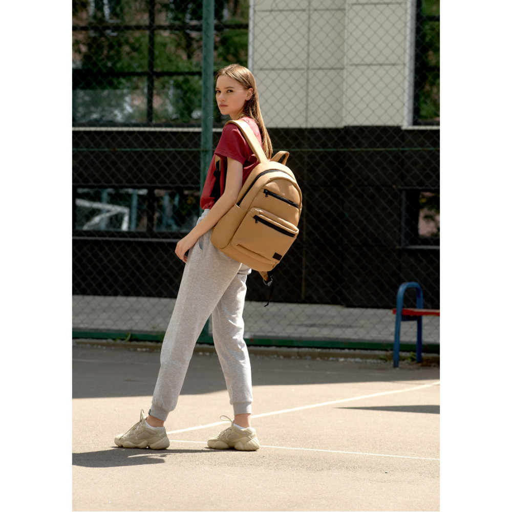 Рюкзак Sambag  Zard 0KTn бежевий 46 x 28 x 13 см (25058026)
