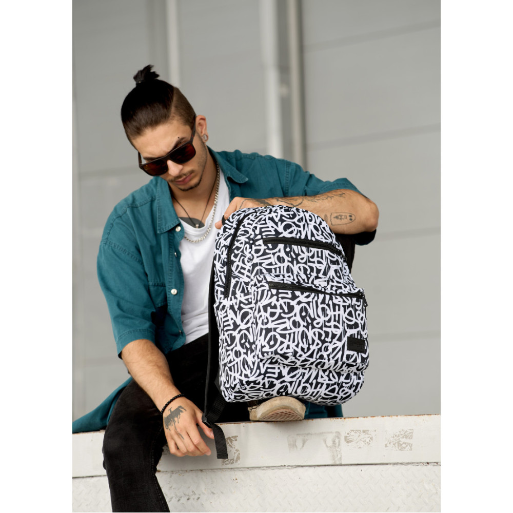 Чоловічий рюкзак Sambag ZARD LKT GRAPHITY 46 х 28 х 13 см (25058715m)