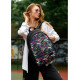 Жіночий рюкзак Sambag ZARD LRT чорний ABSTRACT 46 х 28 х 13 см (25088707)
