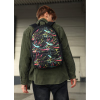 Чоловічий рюкзак Sambag ZARD LRT чорний ABSTRACT 46 х 28 х 13 см (25088707m)
