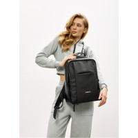 Жіночий рюкзак Sambag Zard Х комбінований чорний 40 х 28 х 14 см (25428164)