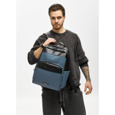 Чоловічий рюкзак Sambag Zard MOD чорно-синій 40 х 28 х 14 см (25438115m)