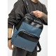 Чоловічий рюкзак Sambag Zard MOD чорно-синій 40 х 28 х 14 см (25438115m)