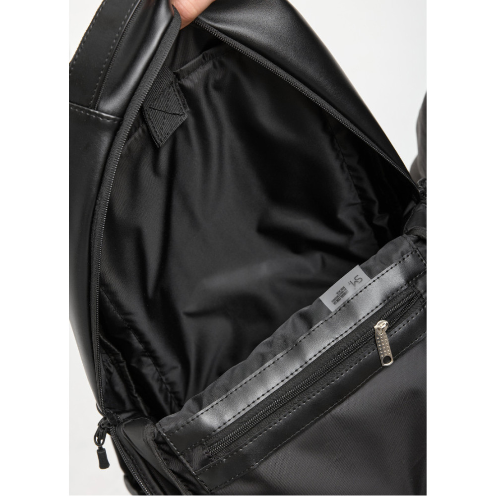 Чоловічий рюкзак Sambag Zard MOD чорно-синій 40 х 28 х 14 см (25438115m)