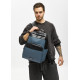 Чоловічий рюкзак Sambag Zard MOD чорно-синій 40 х 28 х 14 см (25438115m)