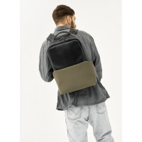 Чоловічий рюкзак Sambag ZARD DART чорний з хакі 44 х 31 х 15 см (25523119m)
