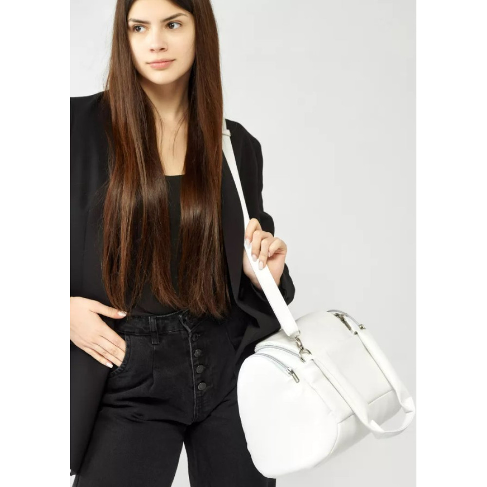 Спортивна сумка Sambag Vogue SQH біла 90024008