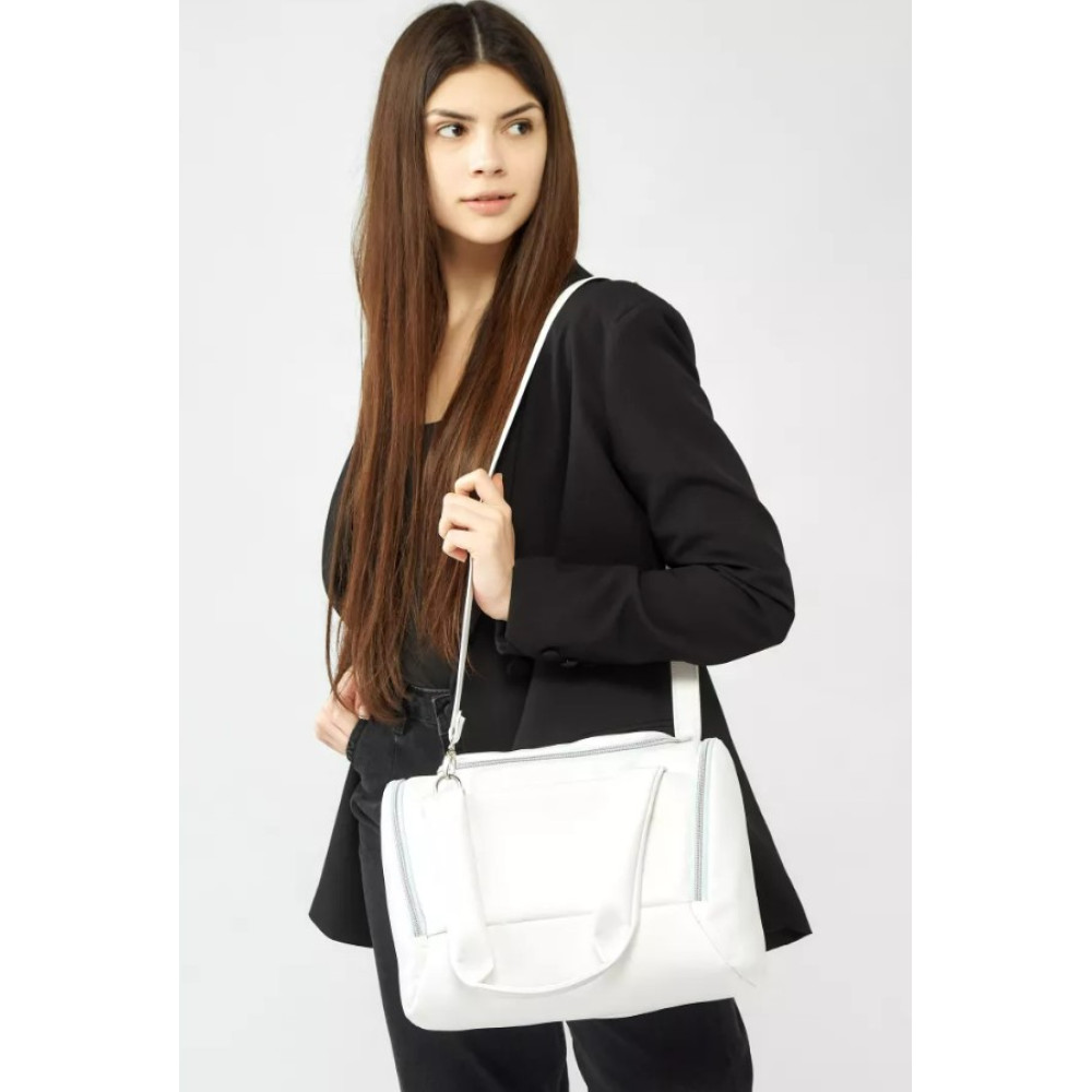Спортивна сумка Sambag Vogue SQH біла 90024008