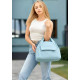 Жіноча спортивна cумка Sambag Vogue BKS блакитна 37 х 25 х 16 см (90153010)