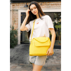Спортивная сумка Sambag Vogue BKS желтая 37 x 25 x 16 см (90153028)