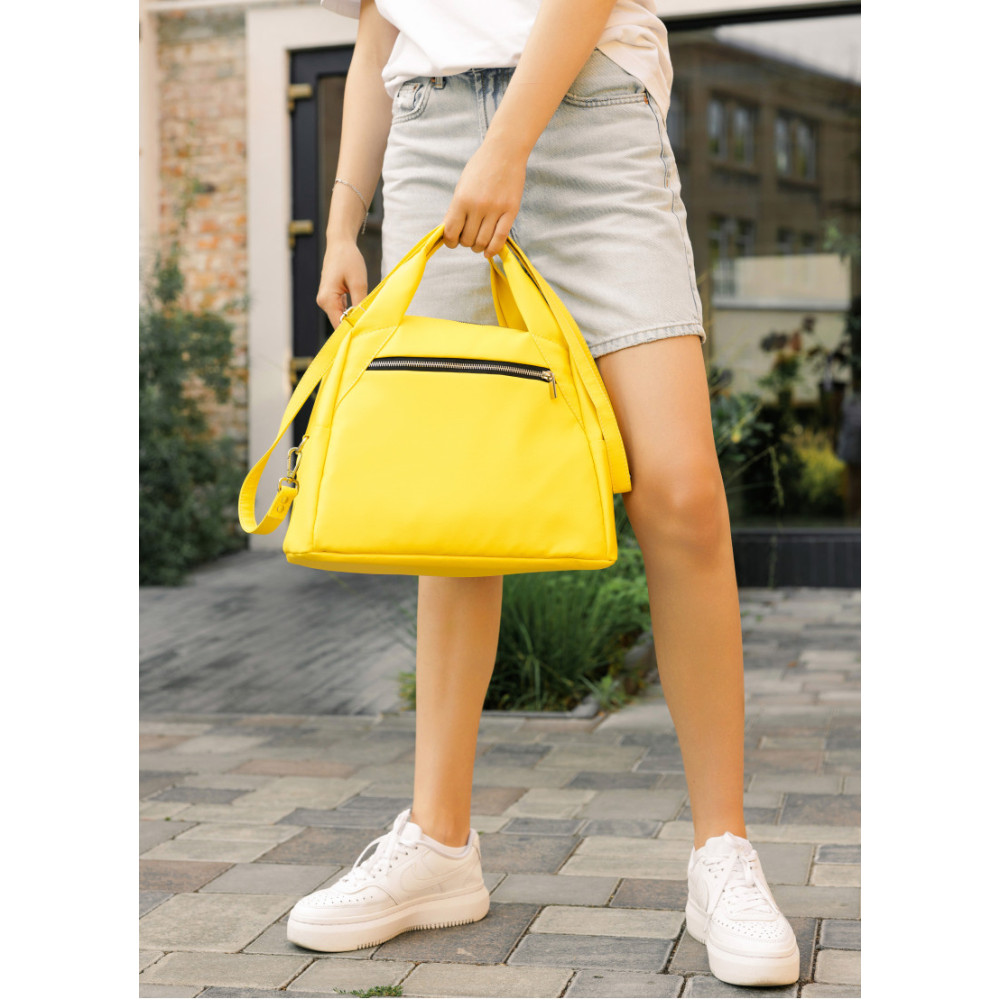 Спортивна сумка Sambag Vogue BKS жовта 37 x 25 x 16 см (90153028)