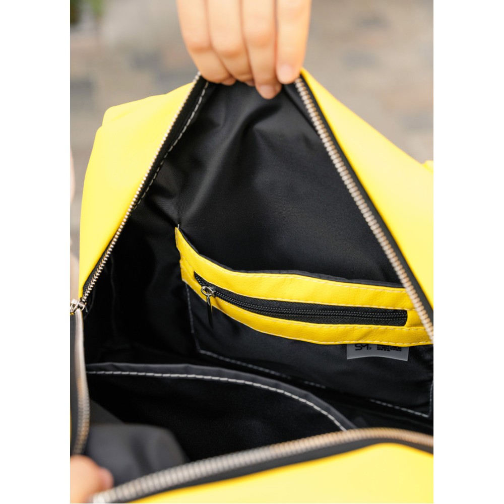 Спортивна сумка Sambag Vogue BKS жовта 37 x 25 x 16 см (90153028)
